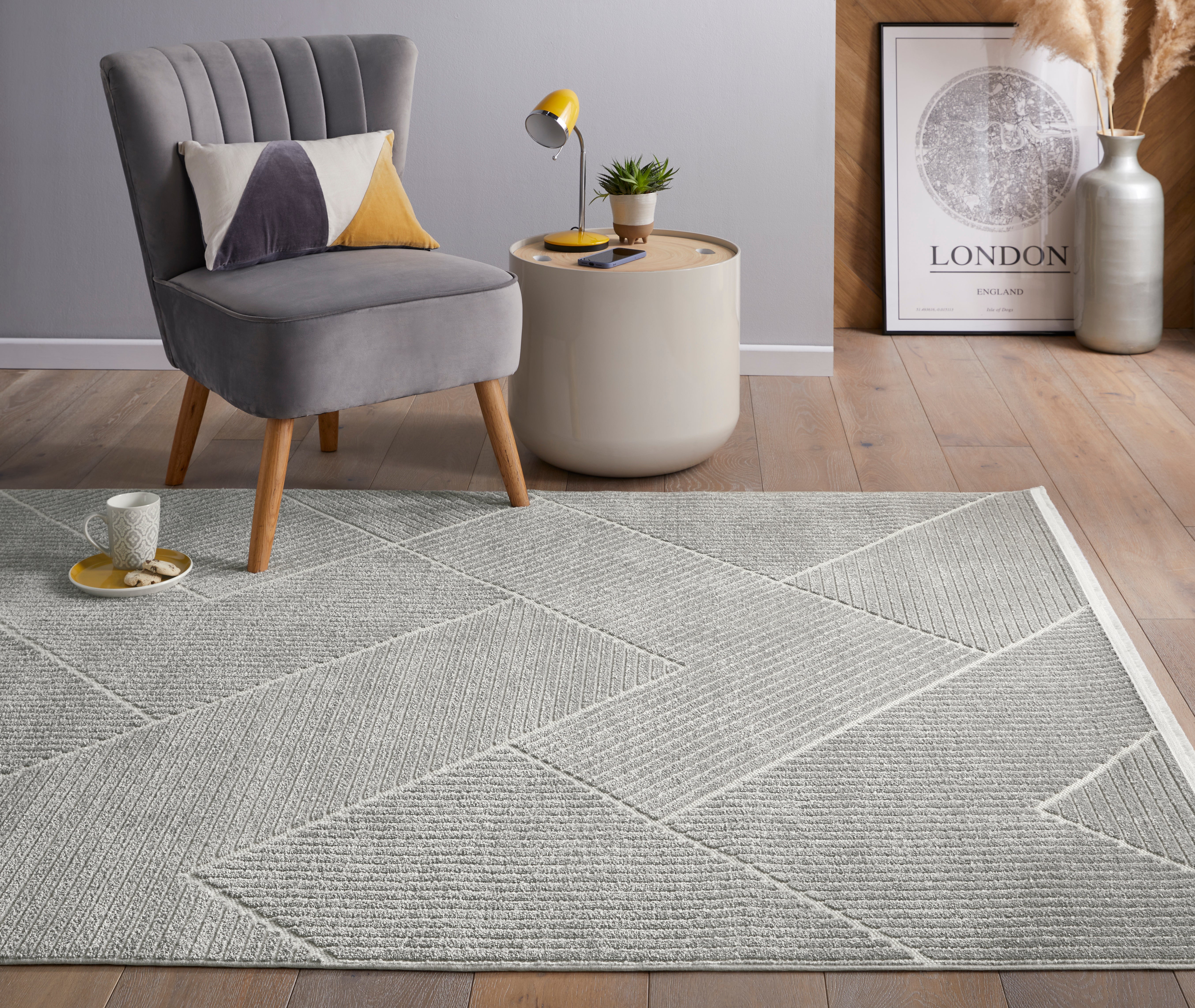 Concept Looms Jazz JAZ17 Silver Indoor/Outdoor Rug